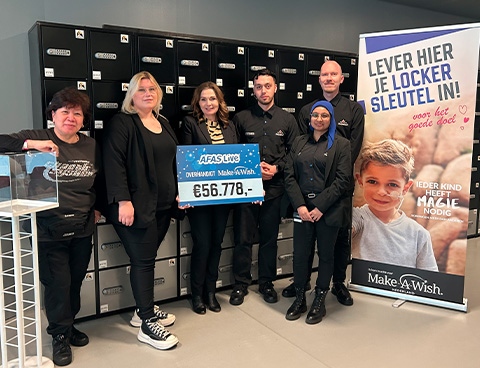 AFAS Live overhandigt prachtig bedrag aan Make-A-Wish Nederland | AFAS Live